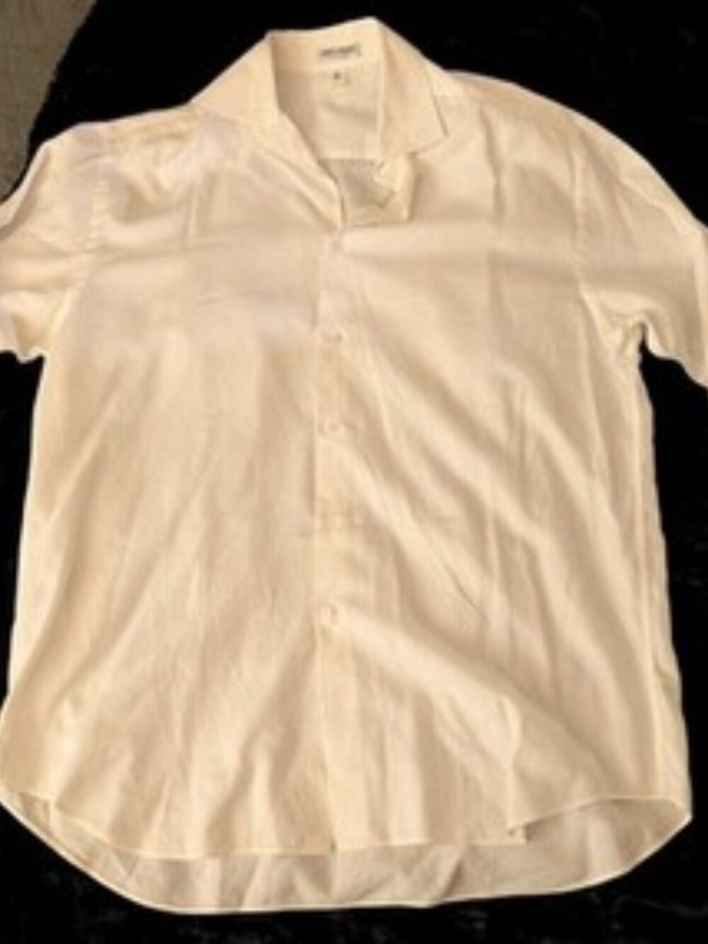 VTG Giorgio Armani Le Collezioni White Dress Shirt -Size 15/38 R - Made in Italy